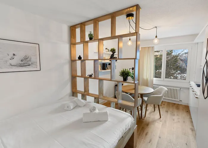 Апартаменты Elegant A Proximite Des Pistes Et Des Bains Лойкербад